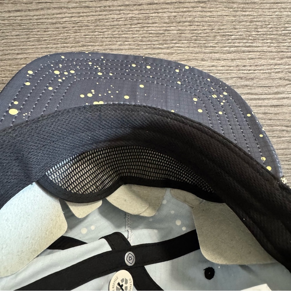 Coal The Pontoon 5 Panel Cap Black Splatter One Size Hat Lightweight NEW - Picture 10 of 10